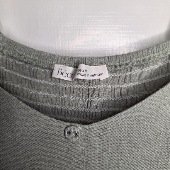 Becool Midi Dress – Size M – Sage Green - Picture 6 of 6